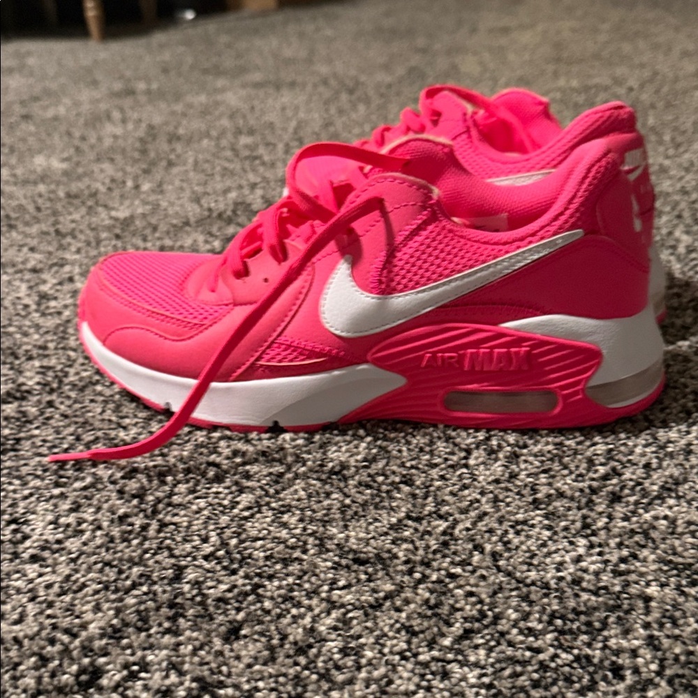 Nike Air Max Hot Pink and White Sneakers